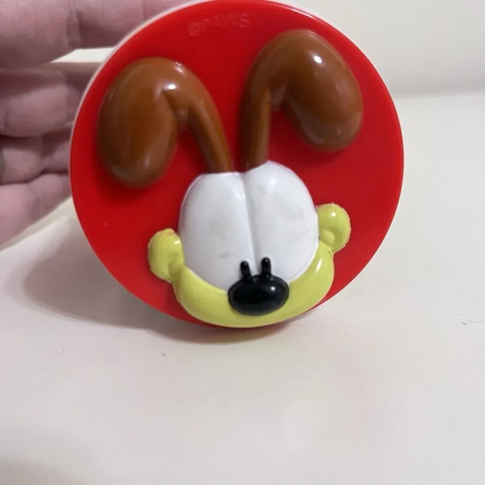 PAWS Odie Dog Garfield Cat Rolling Jingle Bell Toy